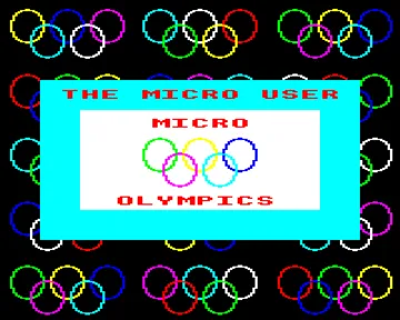 Micro Olympics (19xx)(Electron User - Micro User)[h TSTH] screen shot title